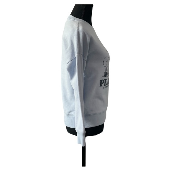 Abercrombie Kids Light Blue Peanuts Crewneck Sweater - Picture 4 of 9